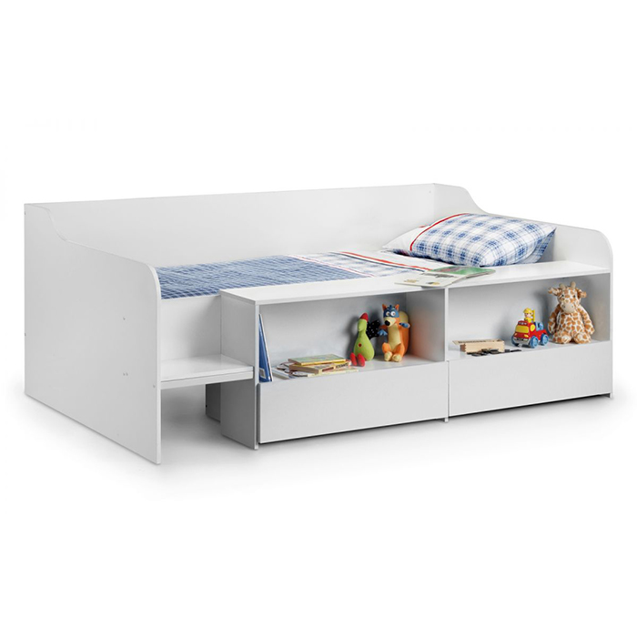 Stella White Low Sleeper Bed - Click Image to Close